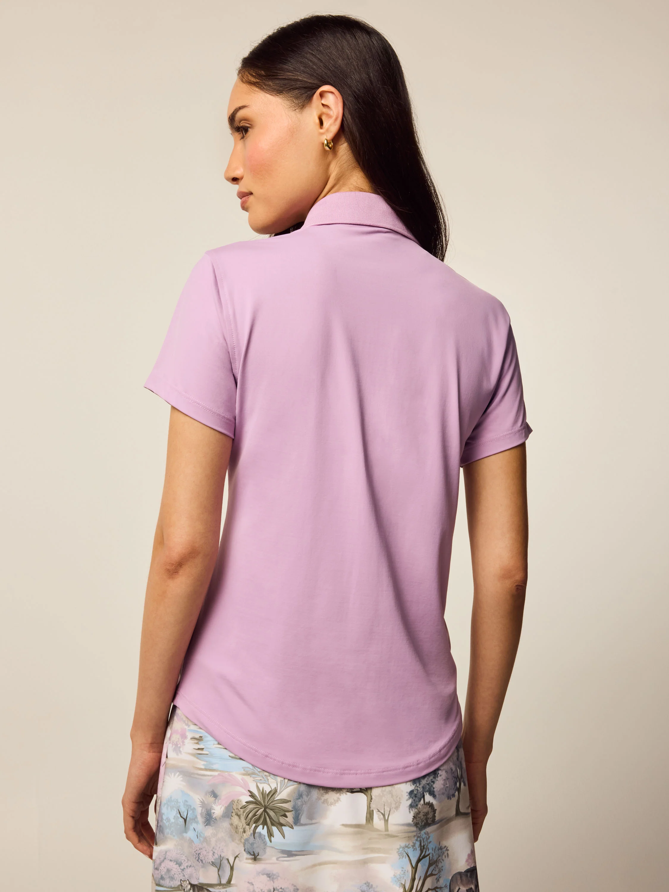 Scarlett Classic Crowley Collar Short Sleeve Polo - Image 5