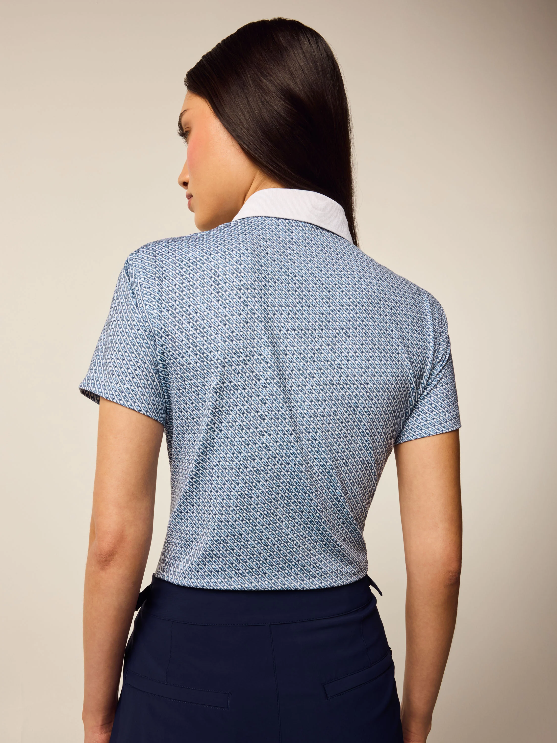Scarlett Link Short Sleeve Polo - Image 2