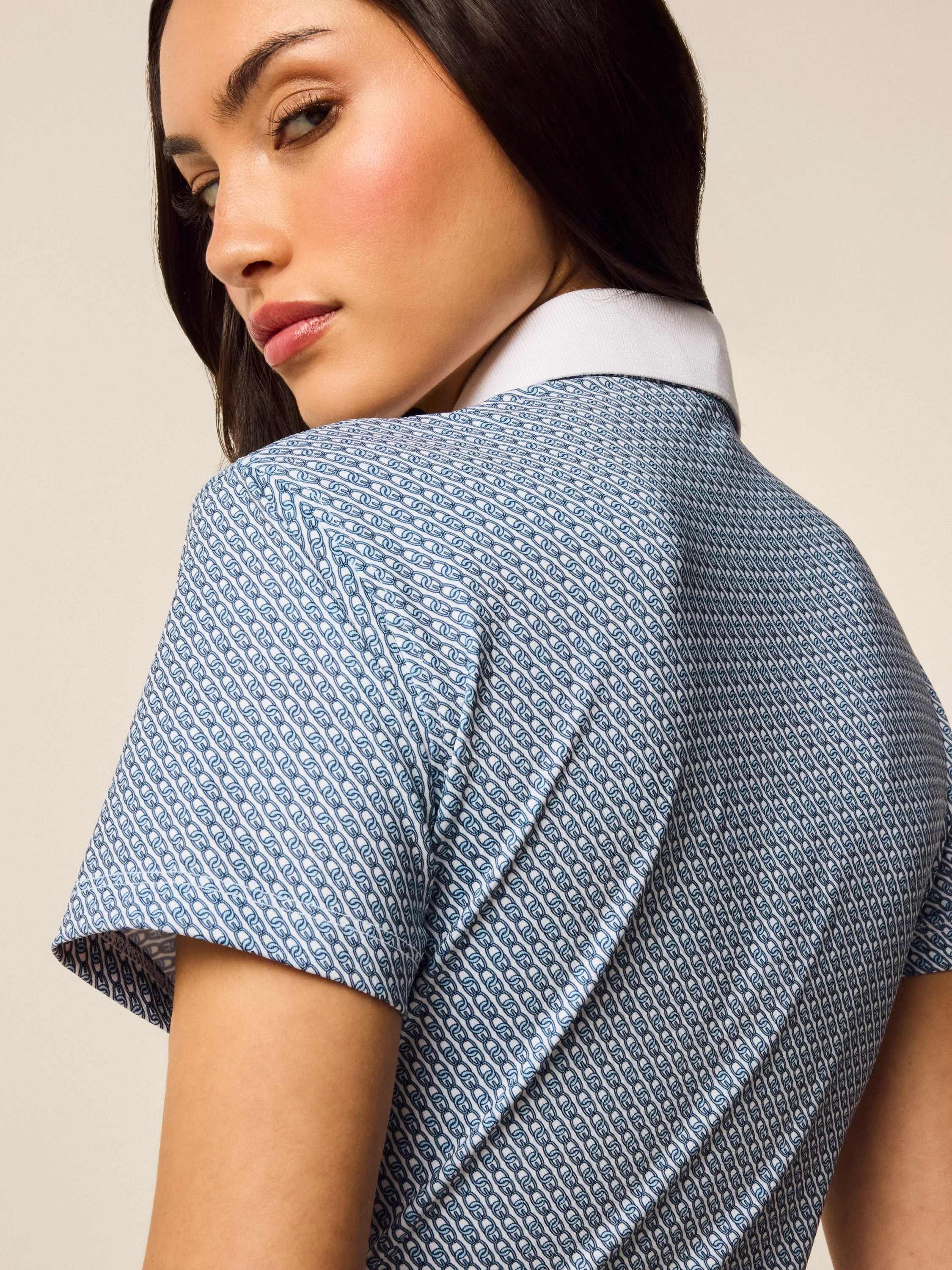 Scarlett Link Short Sleeve Polo - Image 4