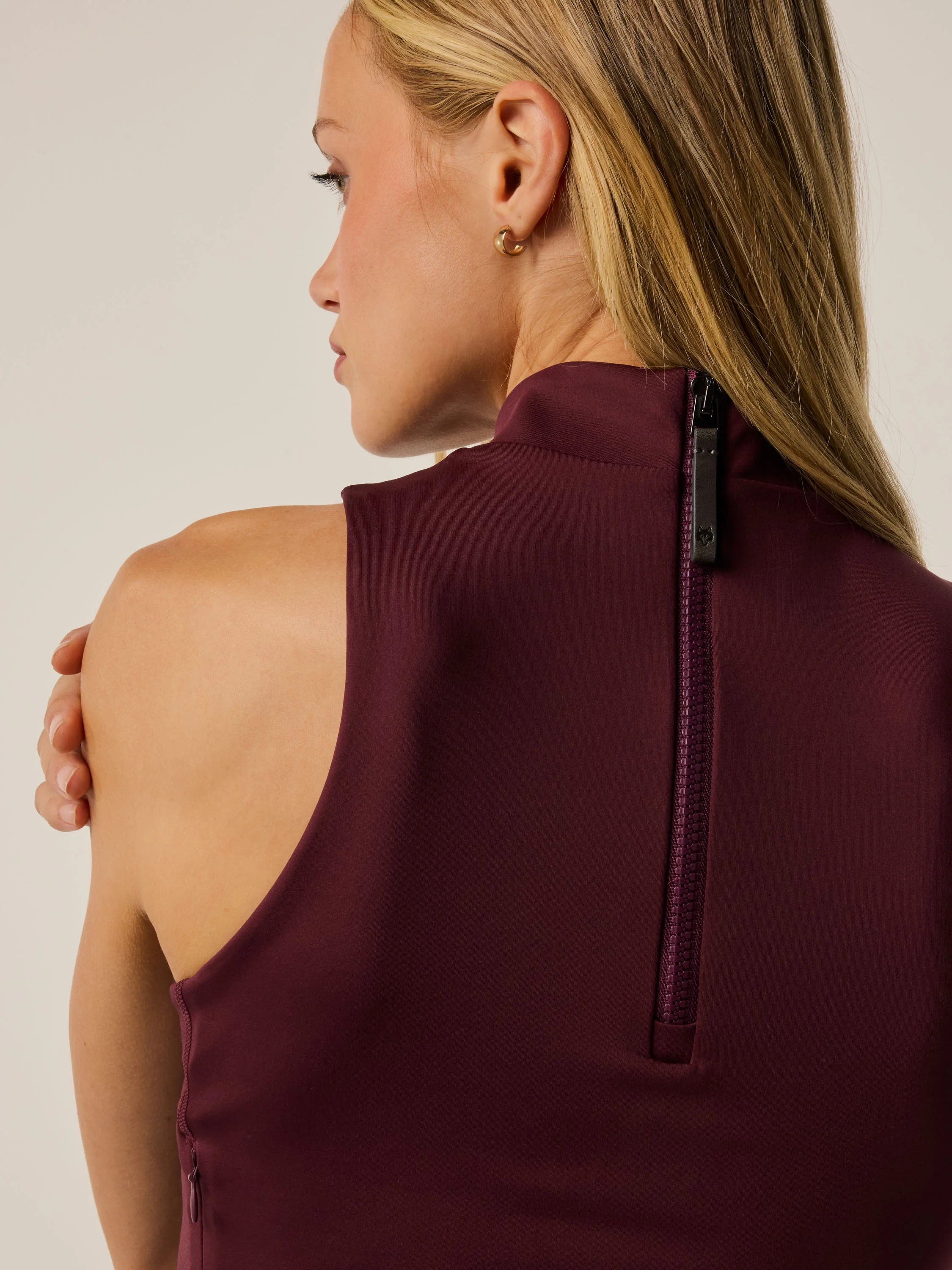 Sleeveless Nova Mock Neck Dress - Image 3