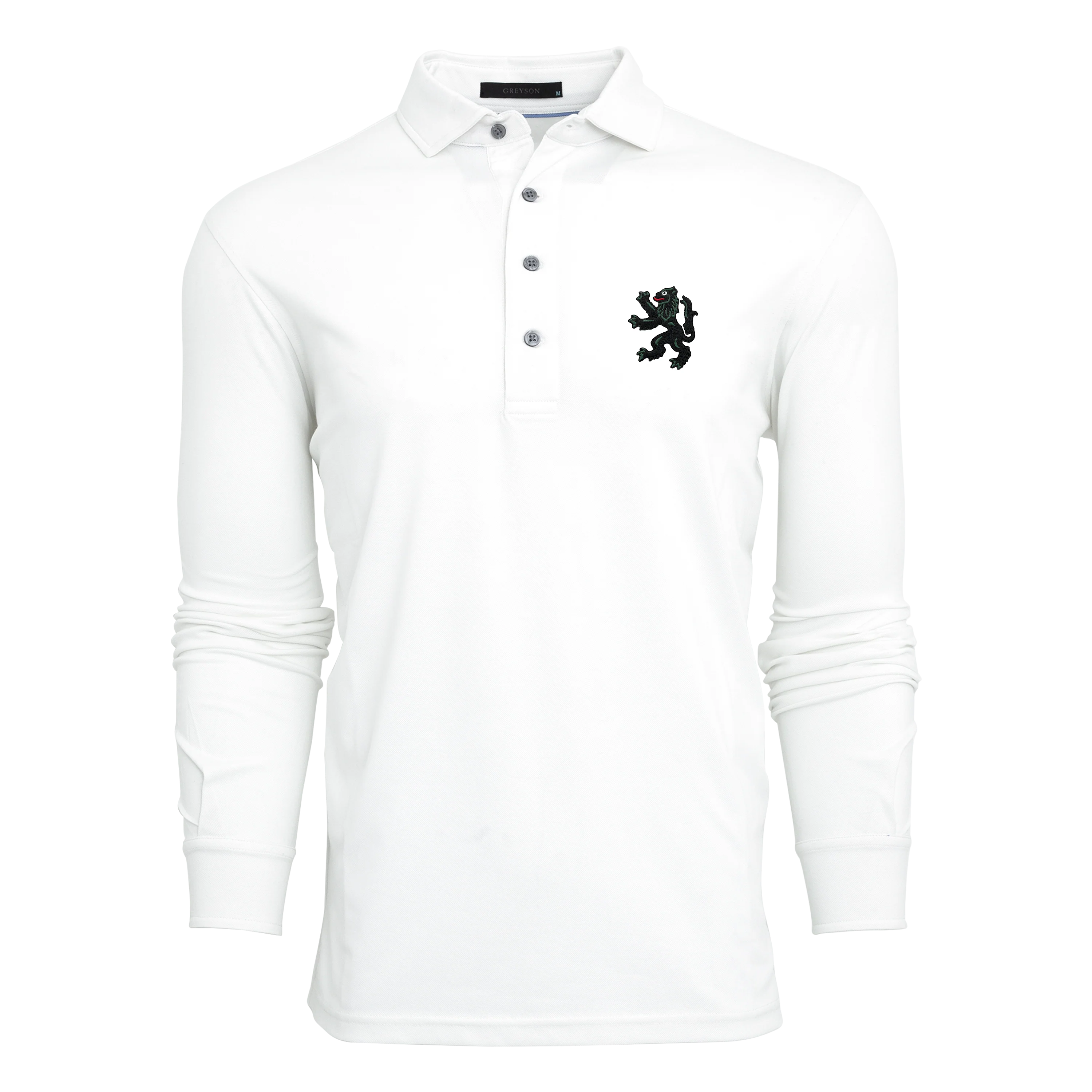 Tartan Wolf Omaha Long Sleeve Polo