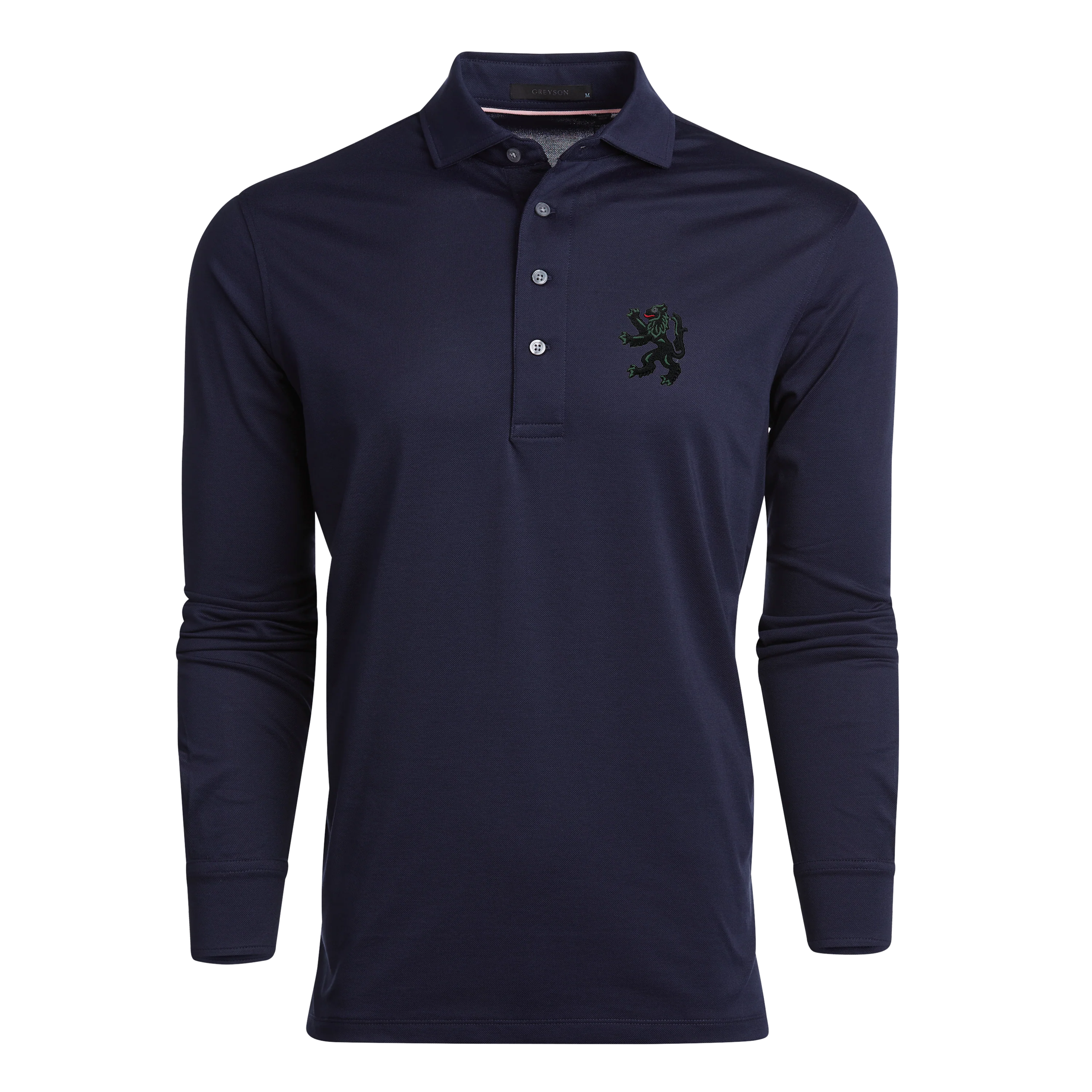 Tartan Wolf Omaha Long Sleeve Polo - Image 2