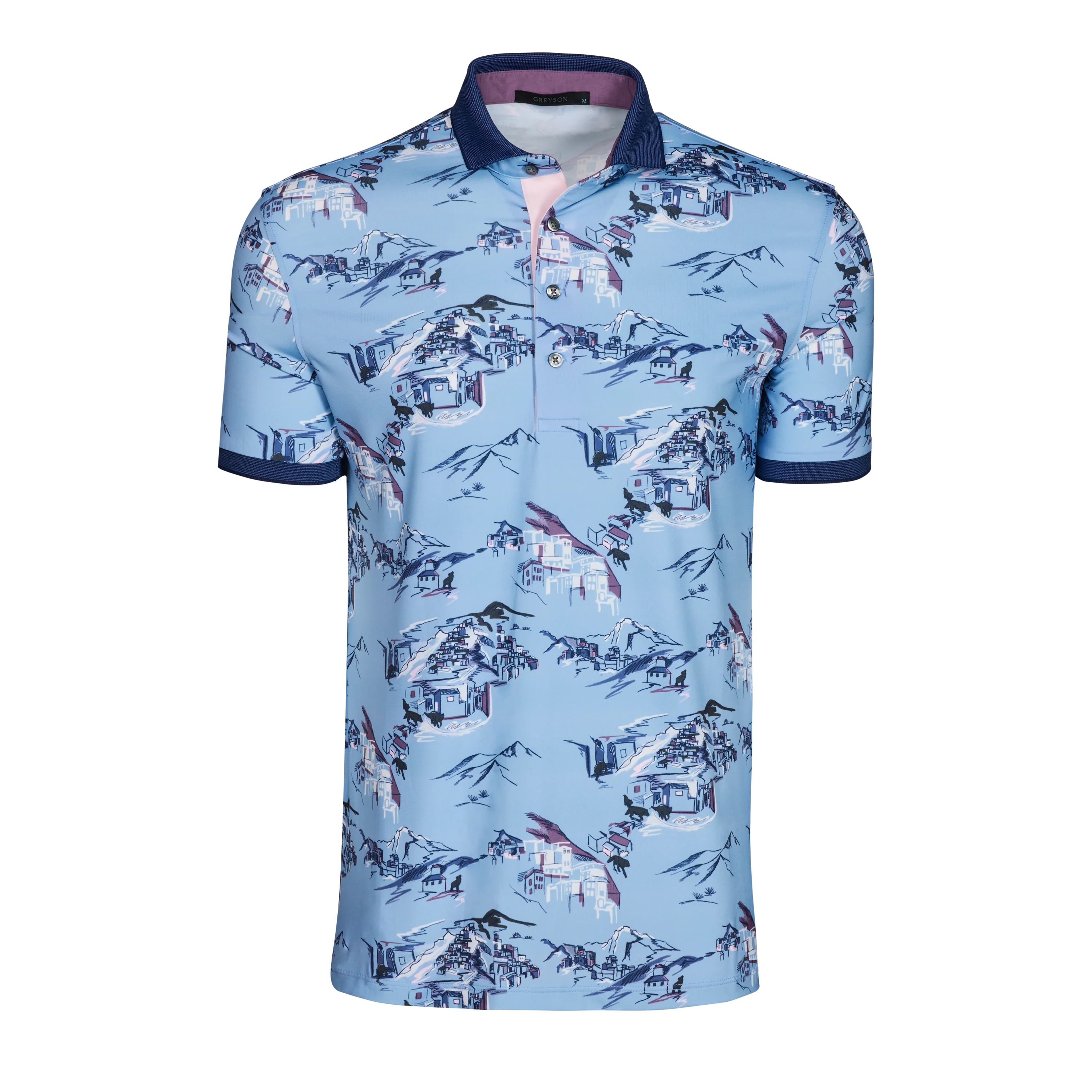 In the Blues Short Sleeve Polo