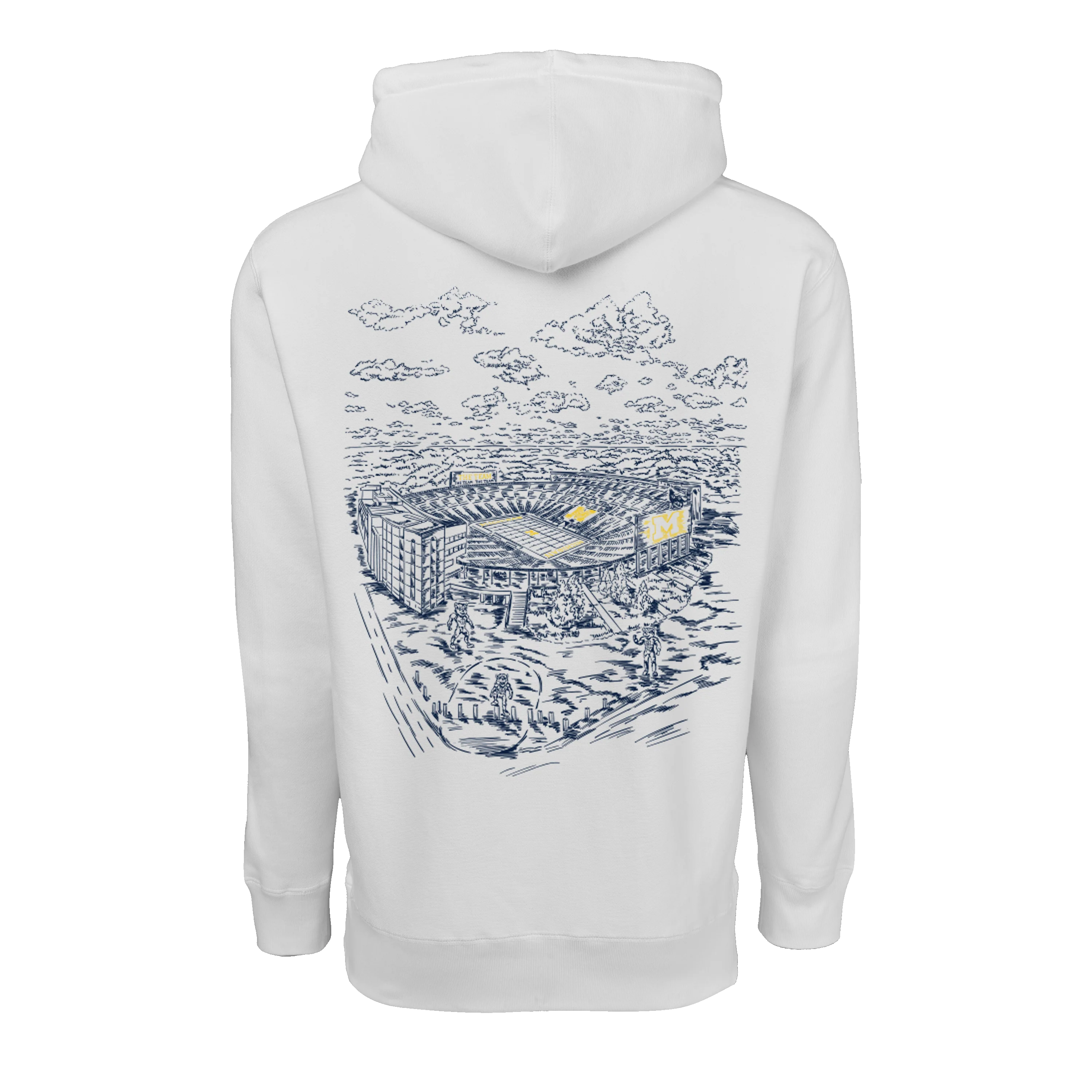 University of Michigan Stadium Fireside Hoodie - Image 2