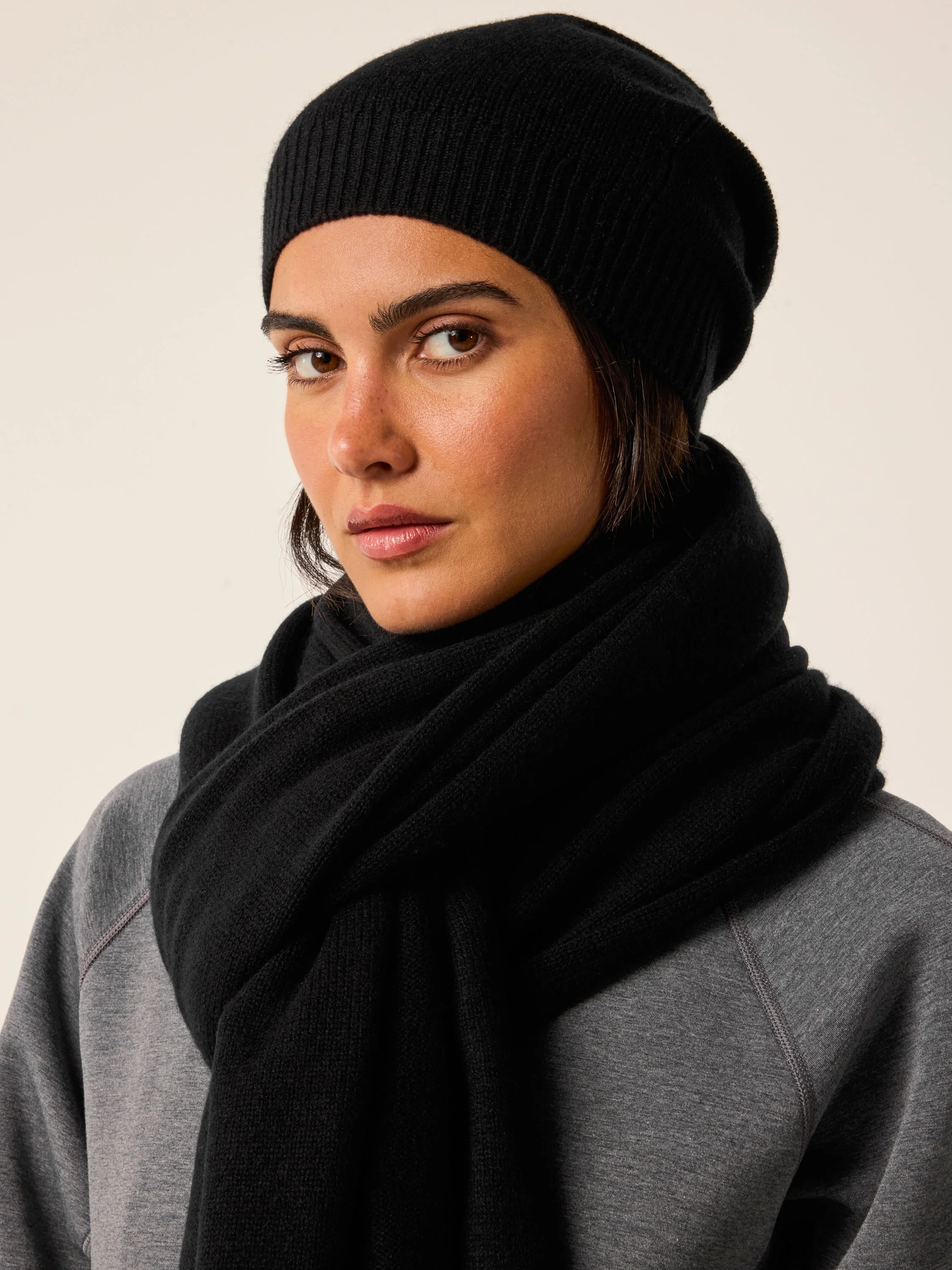 Wool Cashmere Scarf - Image 4
