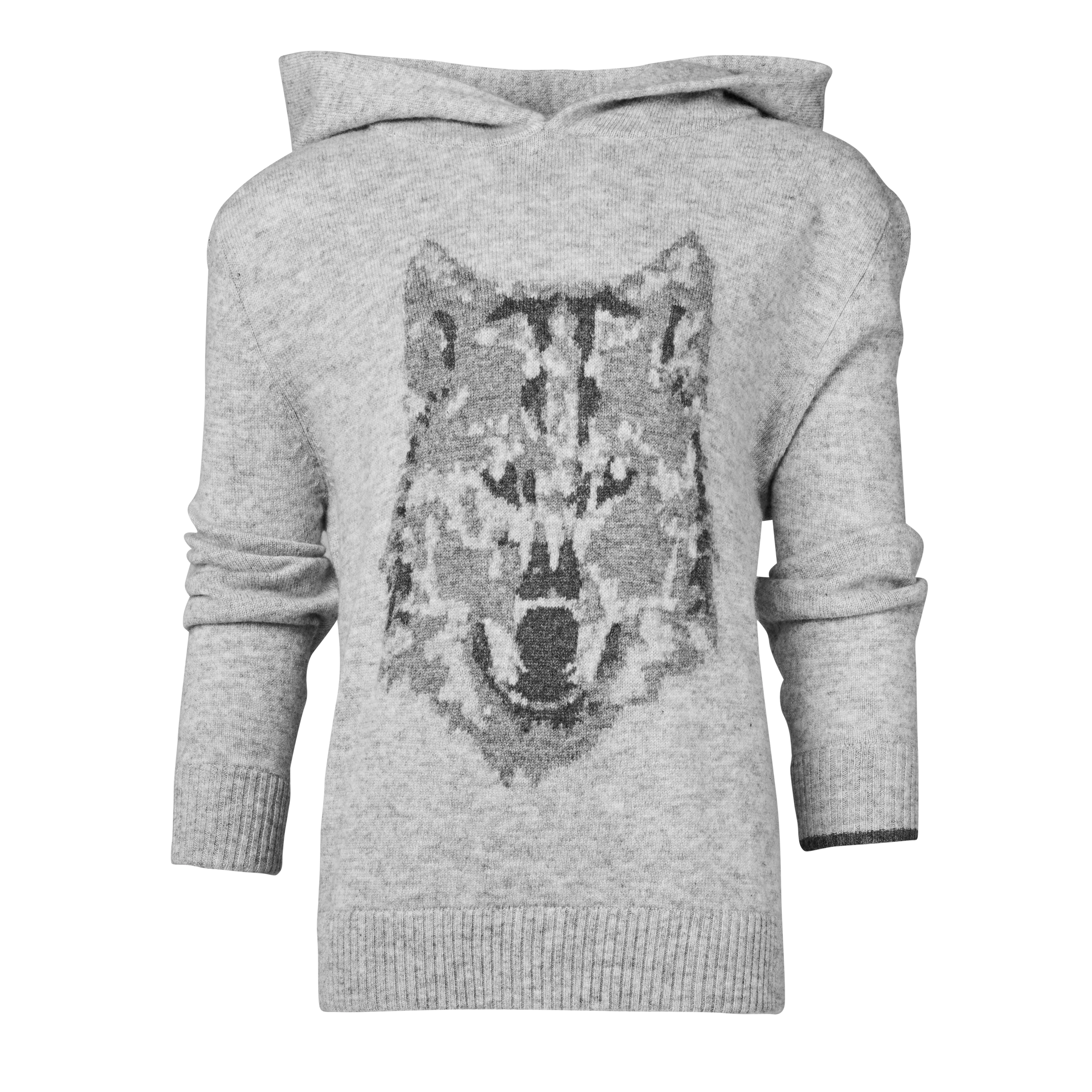 Youth Jacquard Wolf Koko Hoodie