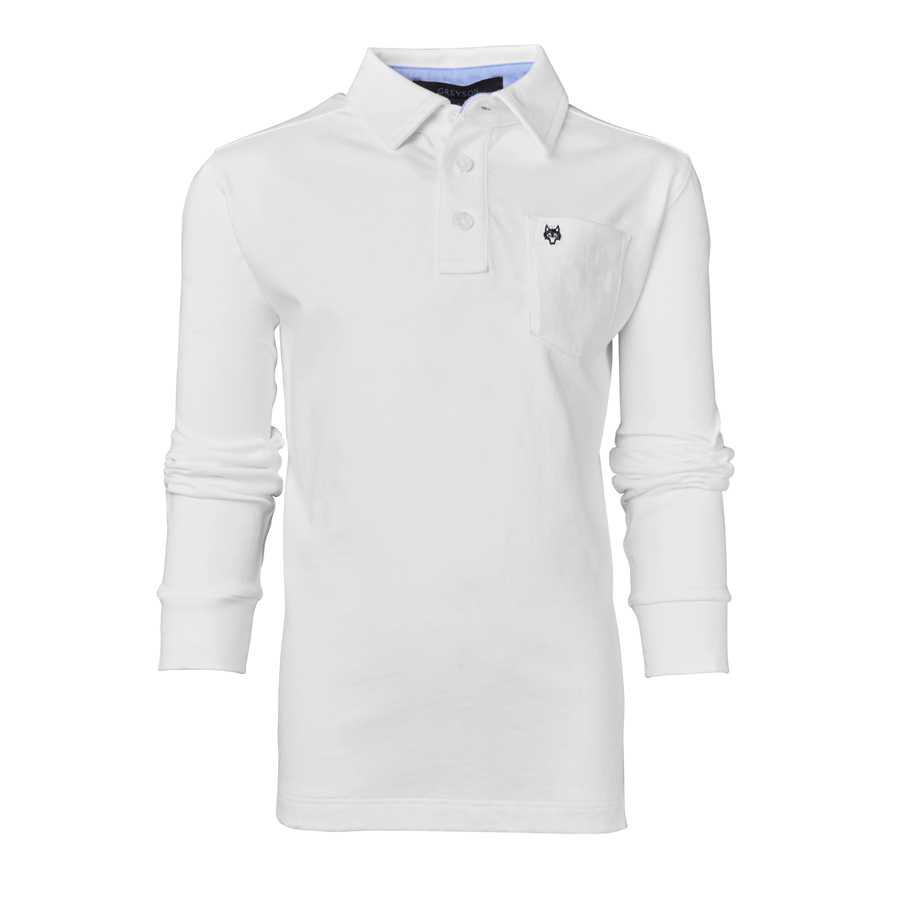 Boy's Spirit Icon Long Sleeve Polo - Image 3