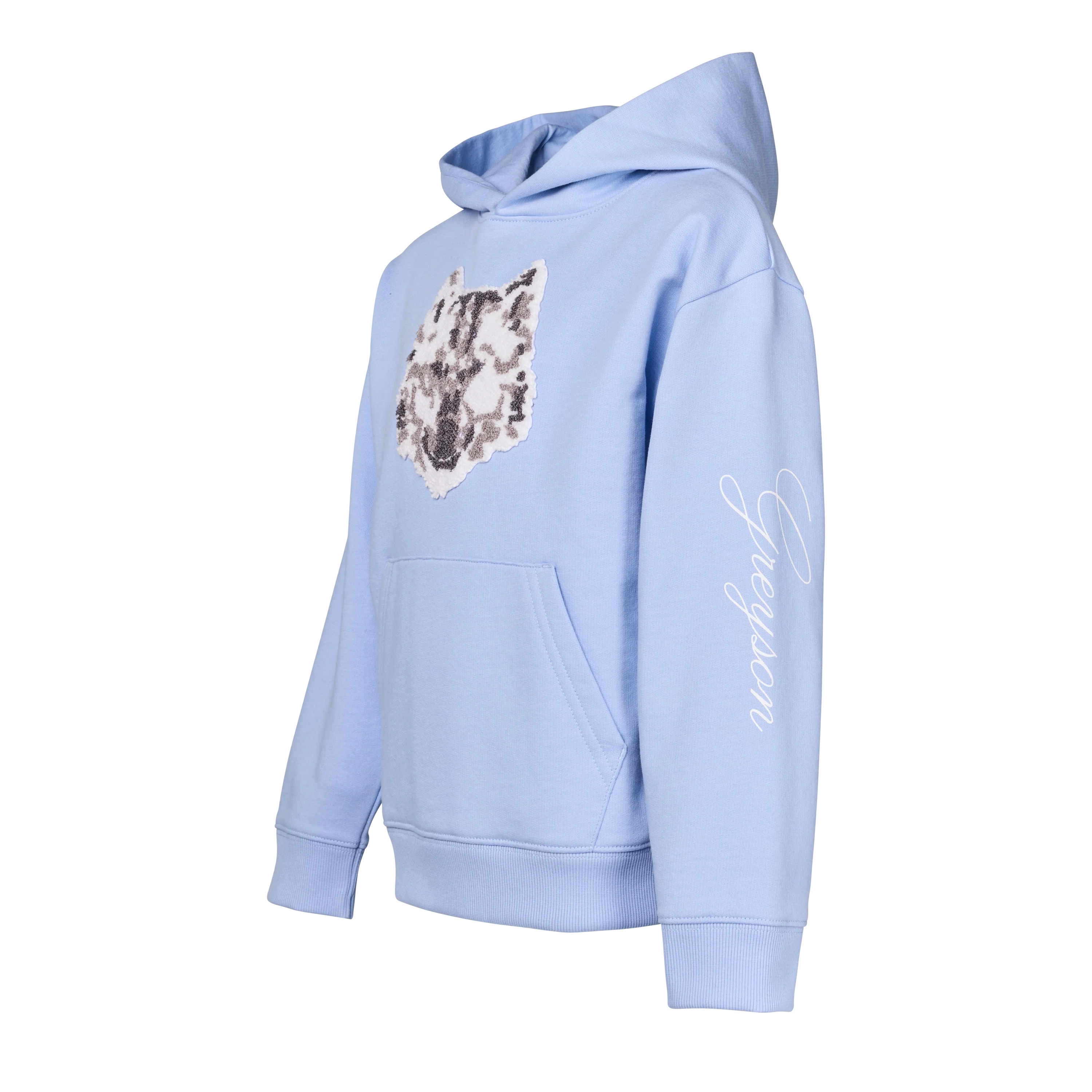 Youth Wolf Patch Aspen Hoodie - Image 2